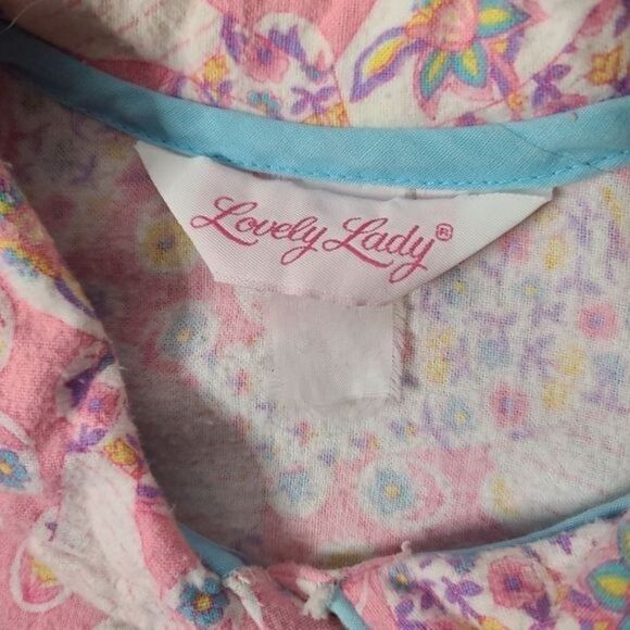 Vintage Super Girly Pink Barbiecore Maxi Length Night Gown - Picture 7 of 14